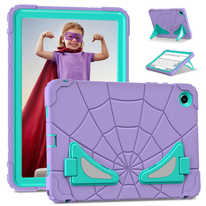 Дитячий протиударний чохол для Samsung Galaxy Tab A9 Plus SM-X210, X216 Galeo Spider Purple/Mint