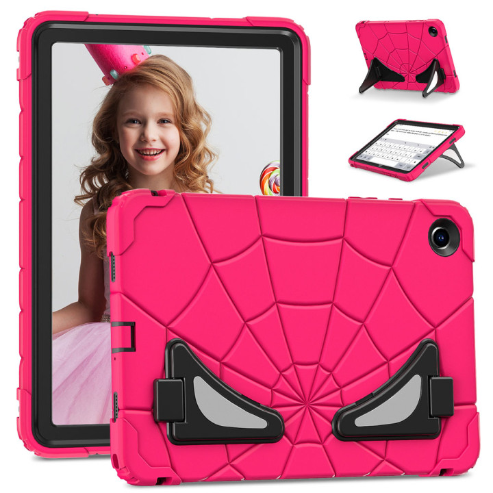 Детский противоударный чехол для Samsung Galaxy Tab A9 Plus SM-X210, X216 Galeo Spider Hotpink/Black