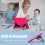 Детский противоударный чехол для Samsung Galaxy Tab A9 Plus SM-X210, X216 Galeo Spider Hotpink/Black