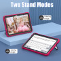 Детский противоударный чехол для Samsung Galaxy Tab A9 Plus SM-X210, X216 Galeo Spider Hotpink/Black