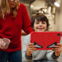 Детский противоударный чехол для Samsung Galaxy Tab A9 Plus SM-X210, X216 Galeo Spider Red/Black