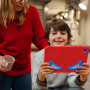 Детский противоударный чехол для Samsung Galaxy Tab A9 Plus SM-X210, X216 Galeo Spider Red/Blue