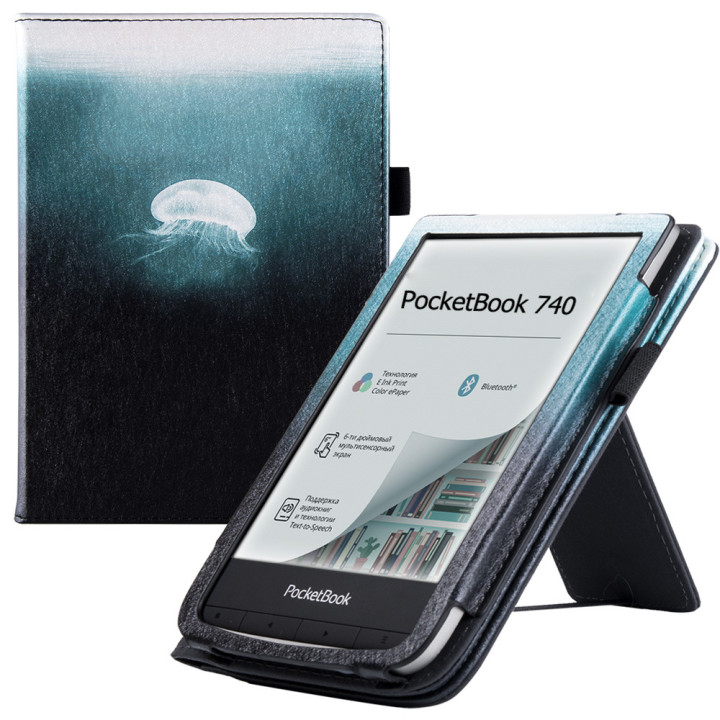 Чохол Galeo Vertical Leather Stand для Pocketbook 740 Inkpad 3 / Color / Pro Jellyfish