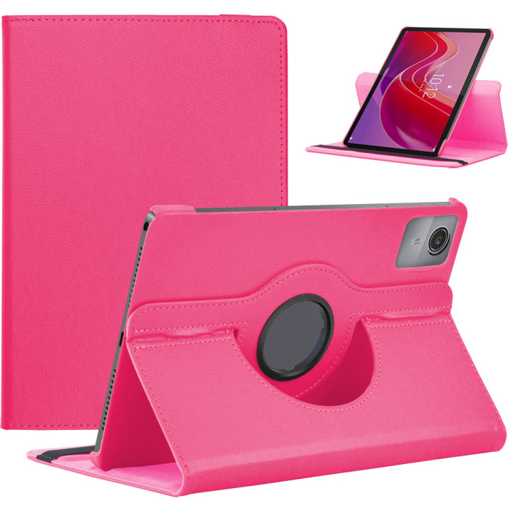 Поворотний чохол для Lenovo Tab M11 TB330FU, TB330XU / Xiaoxin Pad 2024 TB331FC Hotpink