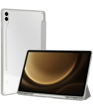 Чехол Galeo Hybrid Case with S-Pen Holder для Samsung Galaxy Tab S9 FE Plus/S9 Plus 12.4" Grey