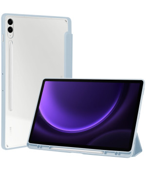 Чехол Galeo Hybrid Case with S-Pen Holder для Samsung Galaxy Tab S9 FE Plus/S9 Plus 12.4" Light Blue