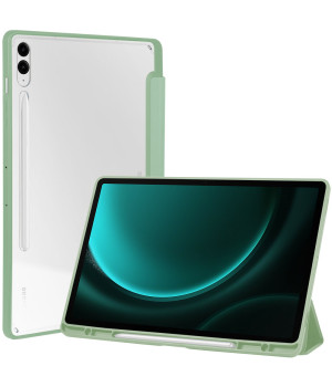 Чехол Galeo Hybrid Case with S-Pen Holder для Samsung Galaxy Tab S9 FE Plus/S9 Plus 12.4" Sage