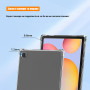 TPU чехол для Samsung Galaxy Tab S6 Lite 10.4" (2020/2022/2024) Galeo Anti-Shock Transparent