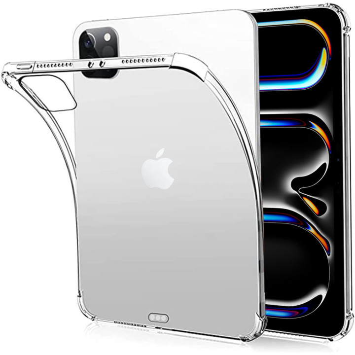 TPU чохол Galeo Anti-Shock для Apple iPad Pro 11 M4 (2024) Transparent