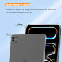 TPU чохол Galeo Anti-Shock для Apple iPad Pro 11 M4 (2024) Transparent