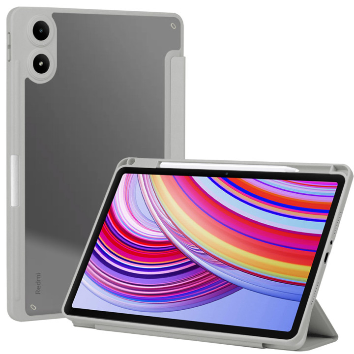 Чохол Galeo Hybrid Case with Stylus Holder для Xiaomi Redmi Pad Pro 12.1" / Poco Pad Grey