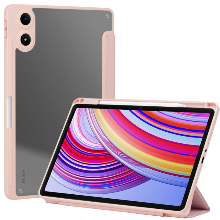 Чехол Galeo Hybrid Case with Stylus Holder для Xiaomi Redmi Pad Pro 12.1" / Poco Pad Powder Pink