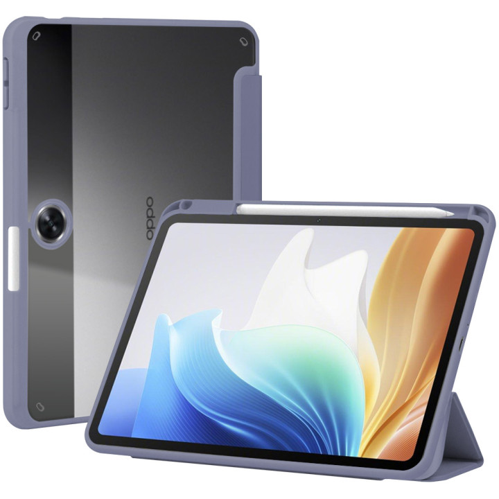 Чохол Galeo Hybrid with Stylus Holder для OPPO Pad Neo 11.4"  (OPD2302, OPD2303) Heather Grey