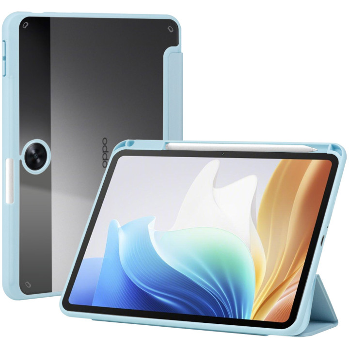 Чохол Galeo Hybrid with Stylus Holder для OPPO Pad Neo 11.4"  (OPD2302, OPD2303) Light Blue