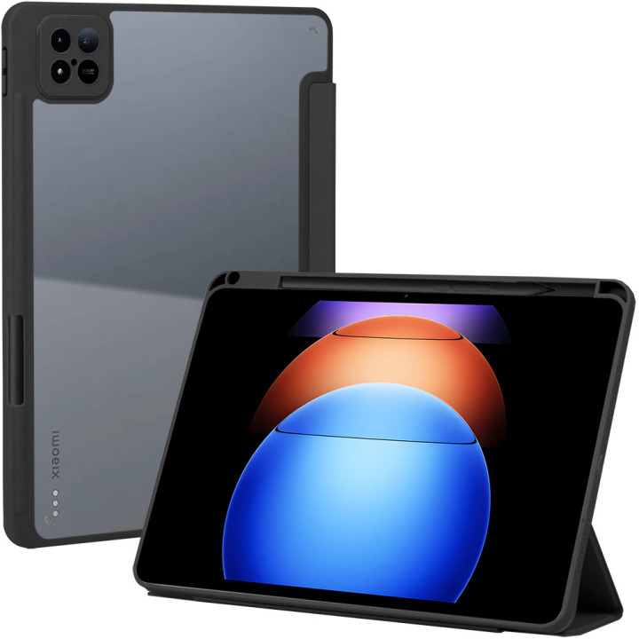Чохол Galeo Hybrid Case with Stylus Holder для Xiaomi Pad 6S Pro 12.4" Black