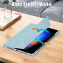 Чохол Galeo Hybrid Case with Stylus Holder для Xiaomi Pad 6S Pro 12.4" Light Blue