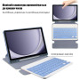 Чехол с клавиатурой Samsung Galaxy Tab A9+ 11" SM-X210, X216 Galeo Rotating (En+Ua+Ru) Heather Grey