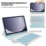 Чехол с клавиатурой Samsung Galaxy Tab A9+ 11" SM-X210, X216 Galeo Rotating (En+Ua+Ru) Light Blue