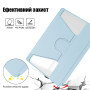 Чехол с клавиатурой Samsung Galaxy Tab A9+ 11" SM-X210, X216 Galeo Rotating (En+Ua+Ru) Light Blue