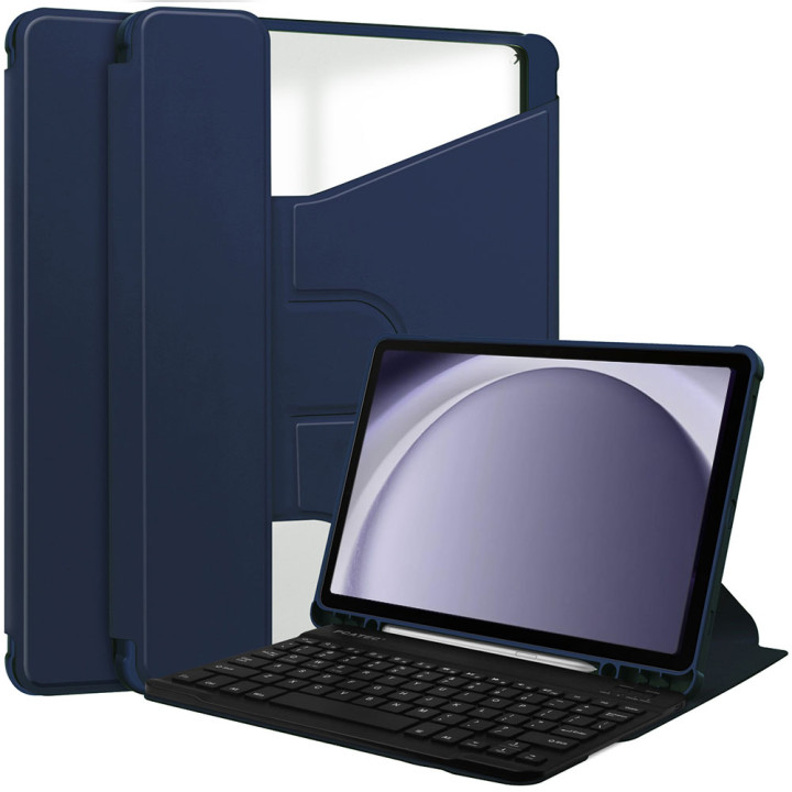 Чехол с клавиатурой Samsung Galaxy Tab A9+ 11" SM-X210, X216 Galeo Rotating (En+Ua+Ru) Navy Blue