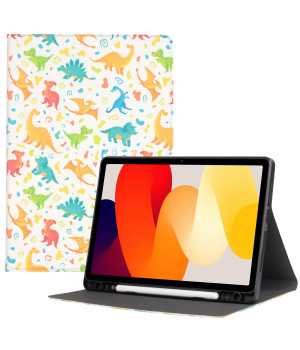 Чехол Galeo TPU Print с отделением для стилуса для Xiaomi Redmi Pad SE 11" Dinos