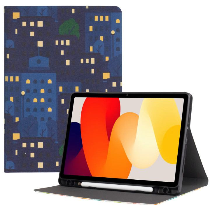 Чехол Galeo TPU Print с отделением для стилуса для Xiaomi Redmi Pad SE 11" Night City