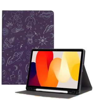 Чехол Galeo TPU Print с отделением для стилуса для Xiaomi Redmi Pad SE 11" Space