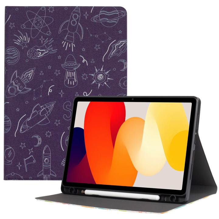 Чехол Galeo TPU Print с отделением для стилуса для Xiaomi Redmi Pad SE 11" Space
