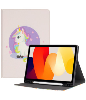 Чехол Galeo TPU Print с отделением для стилуса для Xiaomi Redmi Pad SE 11" Unicorn