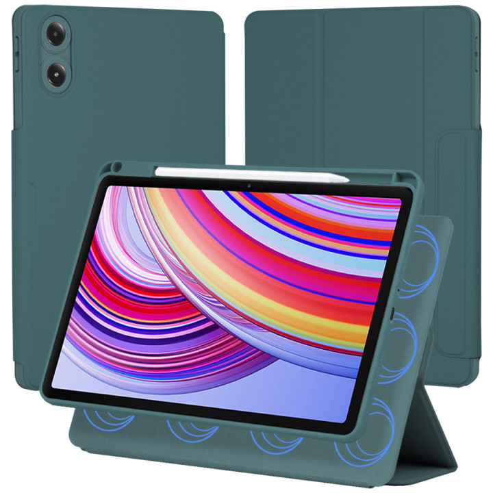 Чохол Galeo Magnetic Detachable для Xiaomi Redmi Pad Pro 12.1" / Poco Pad (2024) Dark Green