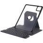 Чохол з bluetooth клавіатурою для Xaiomi Pad 6S Pro 12.4" (En+Ua+Ru) Galeo Rotating Textile Black