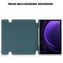 Чехол с клавиатурой для Samsung Galaxy Tab S10 FE / S9 / S9 FE Galeo Rotating (En+Ua+Ru) Dark Green