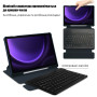 Чехол с клавиатурой для Samsung Galaxy Tab S10 FE / S9 / S9 FE Galeo Rotating (En+Ua+Ru) Navy Blue