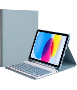 Чехол с клавиатурой для Apple iPad 11 (2025) / iPad 10 10.9" (2022) Galeo (En+Ua+Ru) Misty Blue