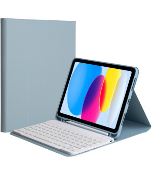 Чехол с клавиатурой для Apple iPad 11 (2025) / iPad 10 10.9" (2022) Galeo (En+Ua+Ru) Misty Blue