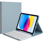 Чехол с клавиатурой для Apple iPad 11 (2025) / iPad 10 10.9" (2022) Galeo (En+Ua+Ru) Misty Blue