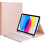 Чехол с клавиатурой bluetooth для Apple iPad 11 (2025) / iPad 10 10.9" (2022) Galeo (En+Ua+Ru) Pink