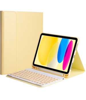 Чехол с клавиатурой для Apple iPad 11 (2025) / iPad 10 10.9" (2022) Galeo (En+Ua+Ru) Yellow