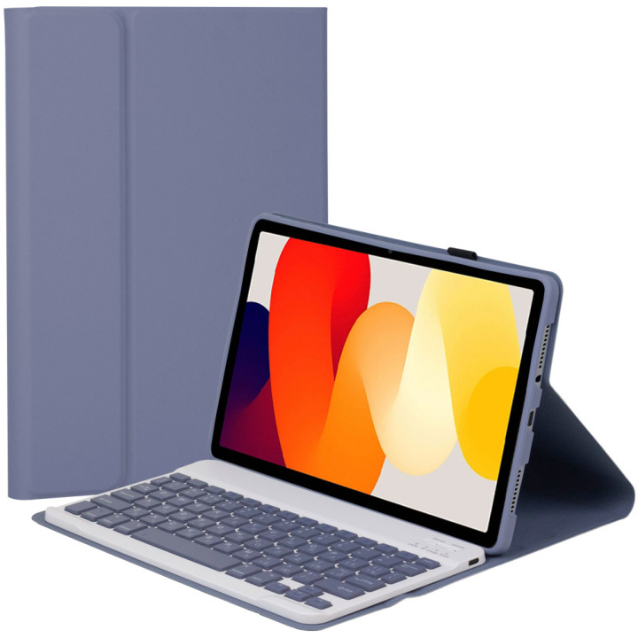 Чохол з bluetooth клавіатурою для Xaiomi Redmi Pad SE 11" Galeo (En+Ua+Ru) Heather Grey