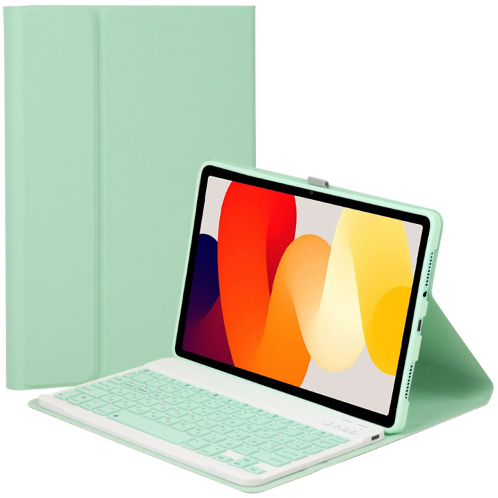 Чохол з bluetooth клавіатурою для Xaiomi Redmi Pad SE 11" Galeo (En+Ua+Ru) Mint