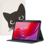 Чохол Galeo TPU Print з відсіком для стилуса для Lenovo Tab M11 TB330FU, TB330XU Black Cat