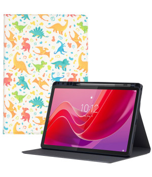 Чехол Galeo TPU Print с отделением для стилуса для Lenovo Tab M11 TB330FU, TB330XU Dinos