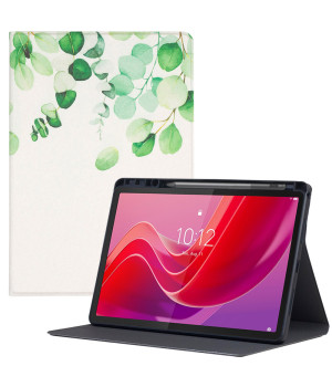 Чехол Galeo TPU Print с отделением для стилуса для Lenovo Tab M11 TB330FU, TB330XU Eucalyptus