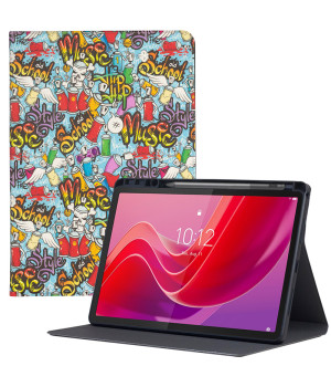 Чохол Galeo TPU Print з відсіком для стилуса для Lenovo Tab M11 TB330FU, TB330XU Graffiti