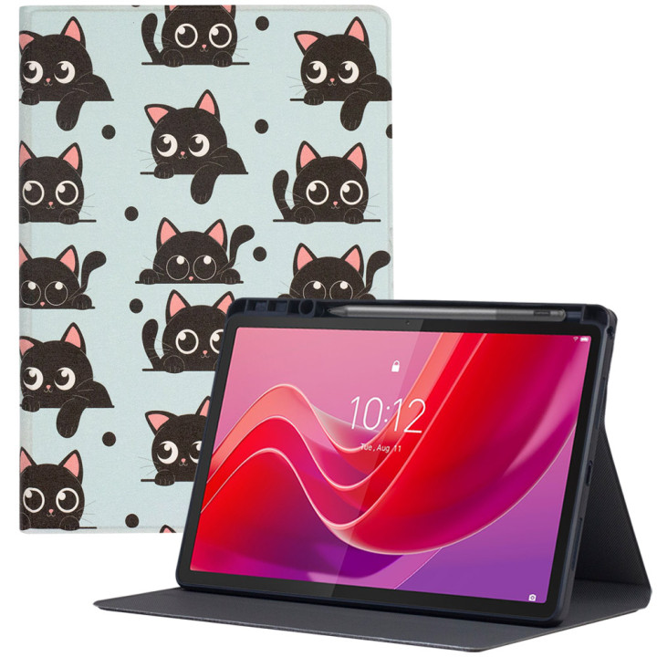 Чохол Galeo TPU Print з відсіком для стилуса для Lenovo Tab M11 TB330FU, TB330XU Kitten