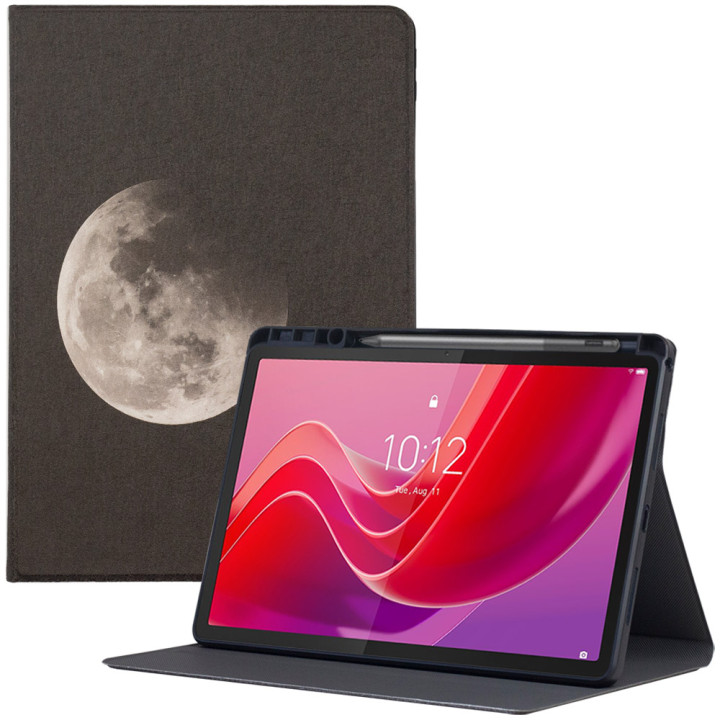 Чохол Galeo TPU Print з відсіком для стилуса для Lenovo Tab M11 TB330FU, TB330XU Moon