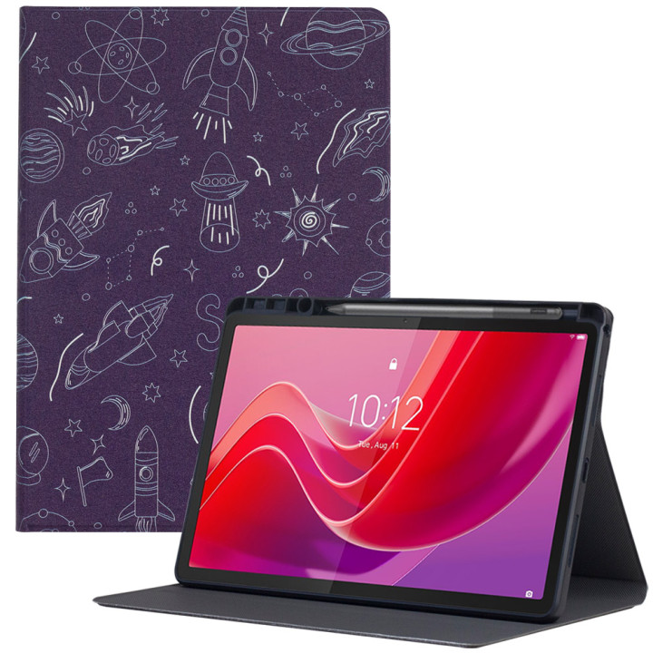 Чохол Galeo TPU Print з відсіком для стилуса для Lenovo Tab M11 TB330FU, TB330XU Space