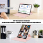 Чохол з клавіатурою для Lenovo Tab M11/K11 TB330FU, TB330XU Galeo Rotating (En+Ua+Ru) Pink