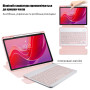 Чохол з клавіатурою для Lenovo Tab M11/K11 TB330FU, TB330XU Galeo Rotating (En+Ua+Ru) Pink
