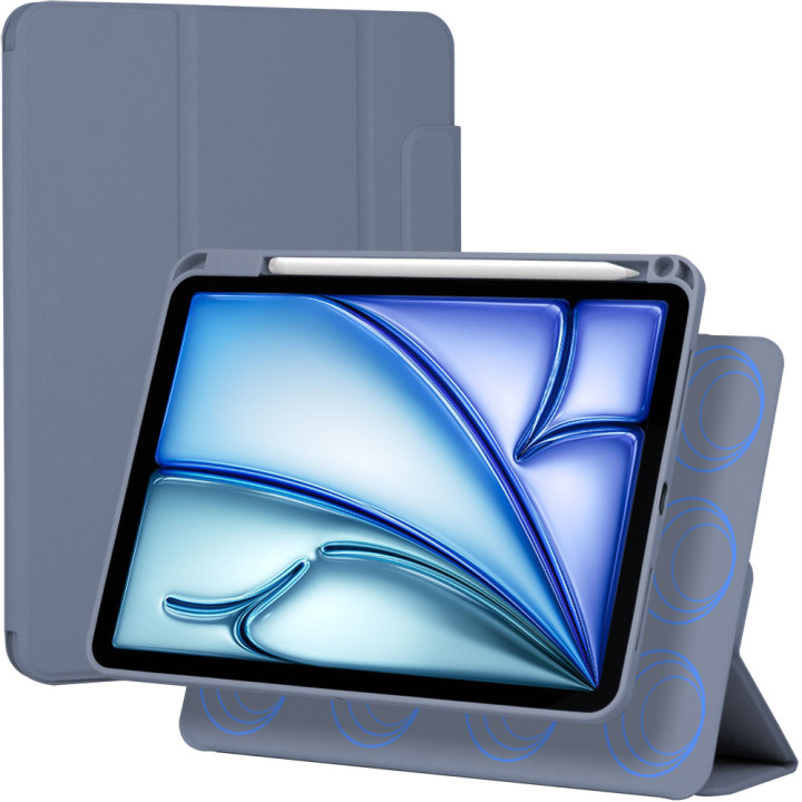 Чохол Galeo Magnetic Detachable для Apple iPad Air 11 (2024), Air 4/5 10.9" (2020/2022) Heather Grey
